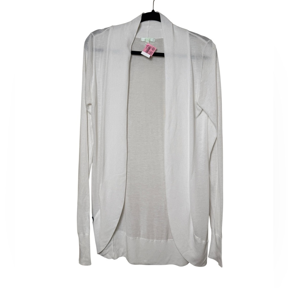 Jade Small Classic White Knit Cardigan